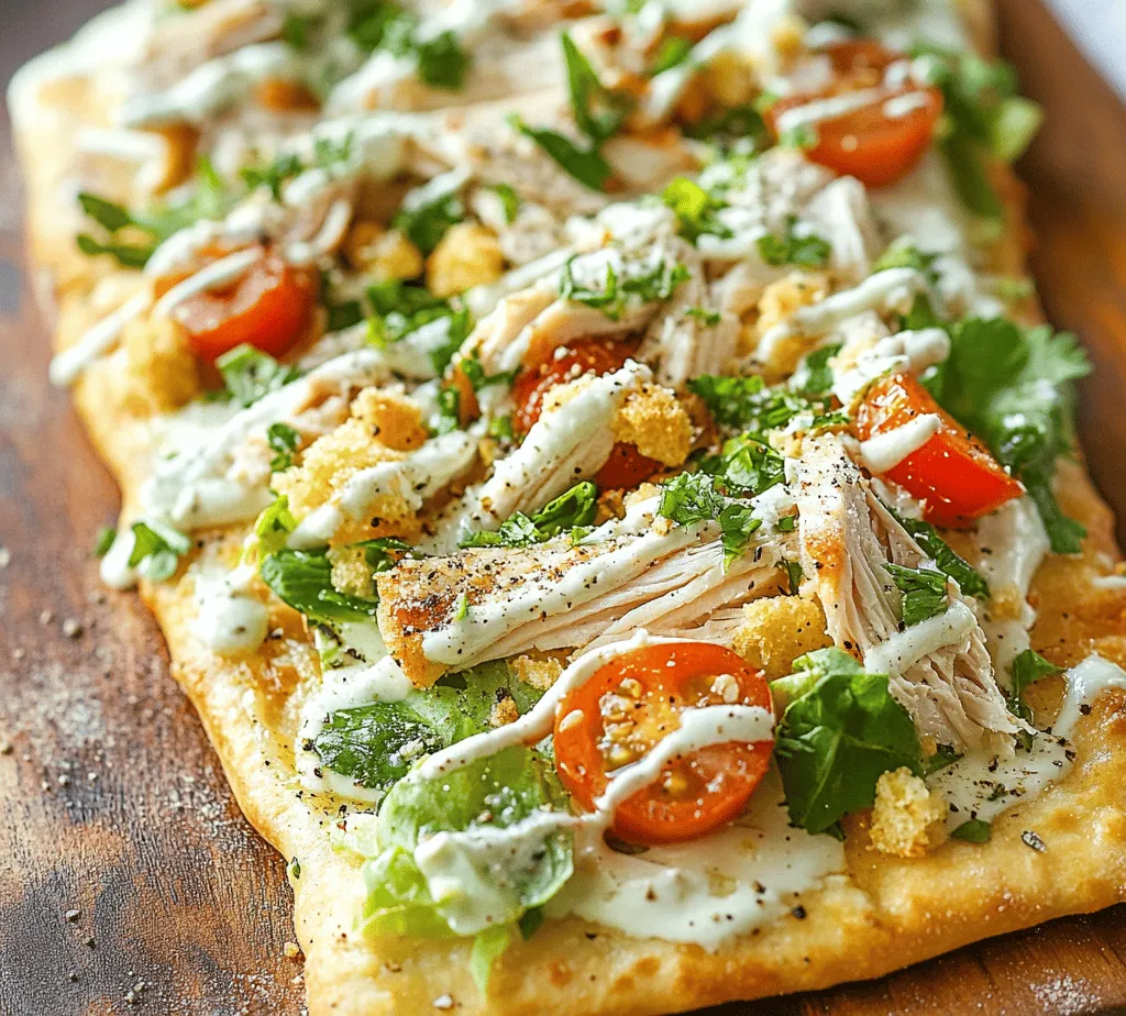 To create the perfect Zesty Chicken Caesar Flatbreads, it's essential to understand the role each ingredient plays in achieving the ultimate flavor profile. Here’s a closer look at the components that make this dish stand out.