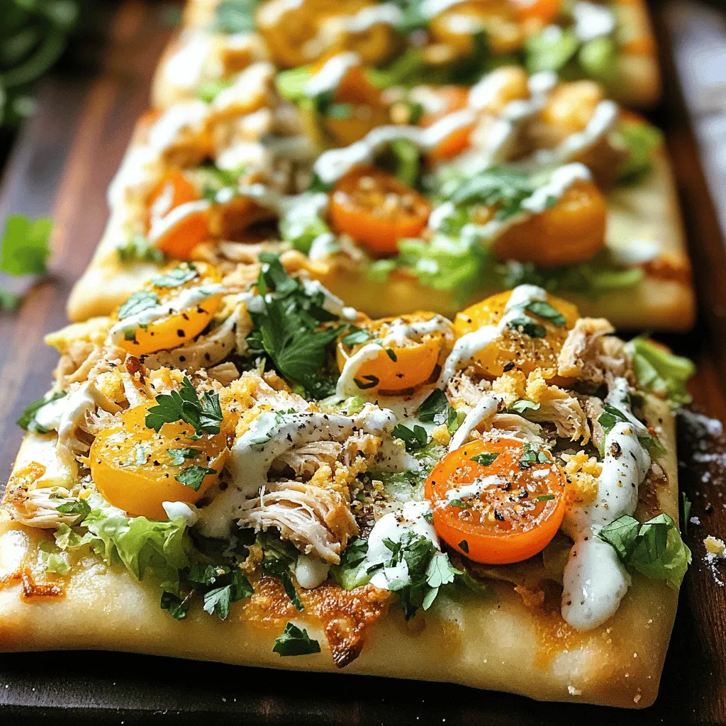 To create the perfect Zesty Chicken Caesar Flatbreads, it's essential to understand the role each ingredient plays in achieving the ultimate flavor profile. Here’s a closer look at the components that make this dish stand out.