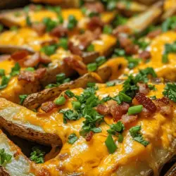 Baked Bacon Cheddar Fries are a delightful, comforting dish that effortlessly merges the satisfying crunch of crispy potatoes with the savory richness of bacon and the creamy melt of cheddar cheese. This beloved comfort food has garnered immense popularity, particularly among those who enjoy recreating classic dishes in the comfort of their own kitchens. The appeal of making baked bacon cheddar fries at home lies in the ability to customize ingredients and flavors while ensuring quality and freshness. Whether you're preparing a casual family dinner or gearing up for game day snacks, this dish is sure to impress and satisfy.