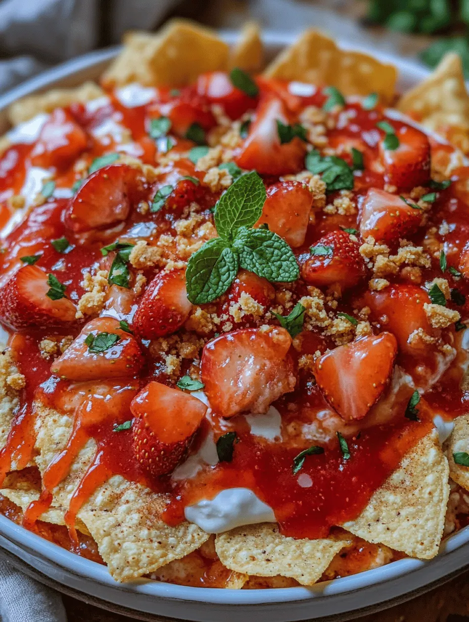 Imagine a dessert that combines the creamy decadence of cheesecake with the fun, shareable nature of nachos. Enter Strawberry Cheesecake Nachos, a delightful fusion that transforms traditional dessert expectations into an indulgent experience perfect for gatherings and celebrations. This innovative recipe takes the essence of classic cheesecake and reimagines it in a playful, accessible format that is sure to impress your guests.