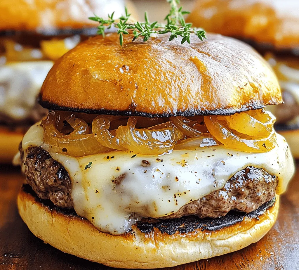 To truly appreciate the allure of French Onion Burgers, it’s essential to understand their origins. French onion soup dates back to antiquity, with variations appearing in different cultures. This classic French dish is characterized by its rich, deeply flavored broth, sweet caramelized onions, and a crowning layer of melted cheese, typically Gruyère, served over toasted bread. The transition from soup to burger is a testament to culinary creativity, showcasing how traditional recipes can be reimagined into new and exciting forms.