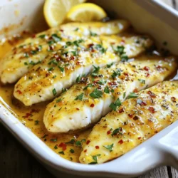 Spicy Lemon Garlic Baked Tilapia: A Flavorful and Healthy Delight