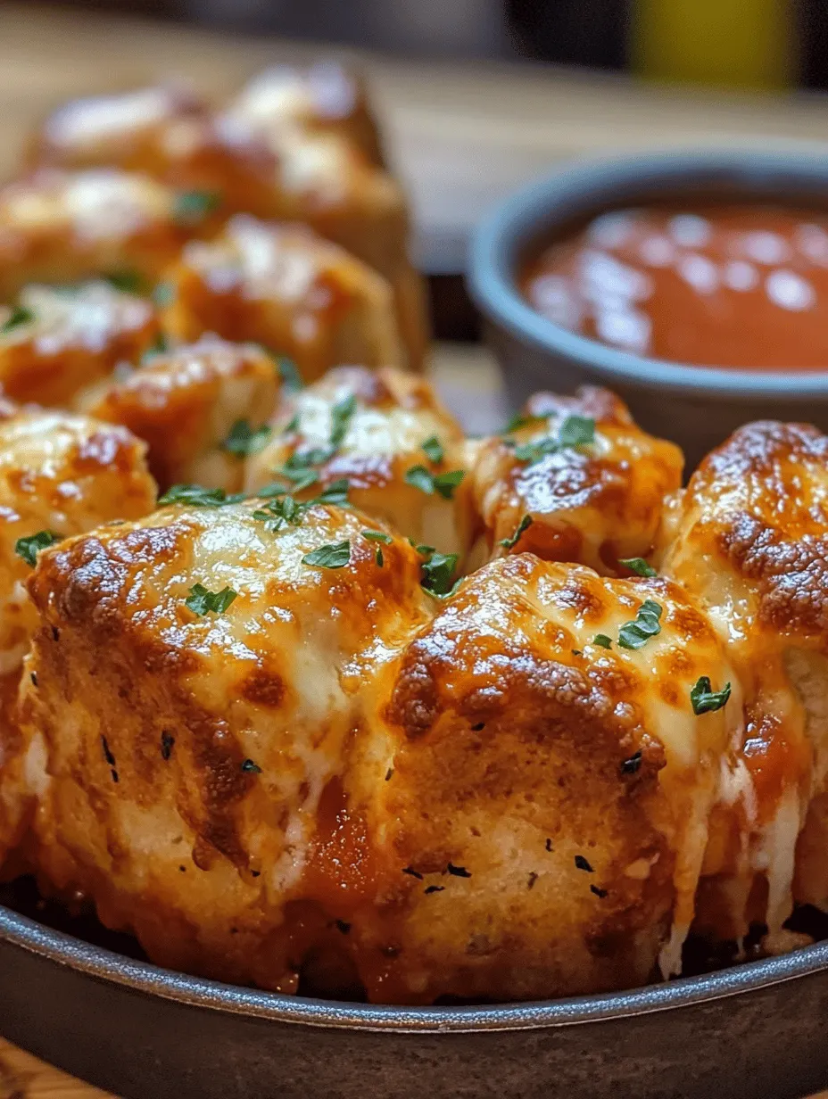 Monkey bread, also known as pull-apart bread, has been a staple in many households, serving as a crowd-pleaser for all occasions. Its unique, gooey texture and the fun of pulling apart the pieces make it an inviting dish for both kids and adults alike. Traditionally made with cinnamon sugar, monkey bread has evolved into various savory versions, and Pizza Monkey Bread Delight is a shining example of this trend.