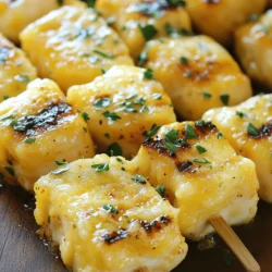 Garlic Parmesan Chicken Skewers: A Flavorful Grilling Delight