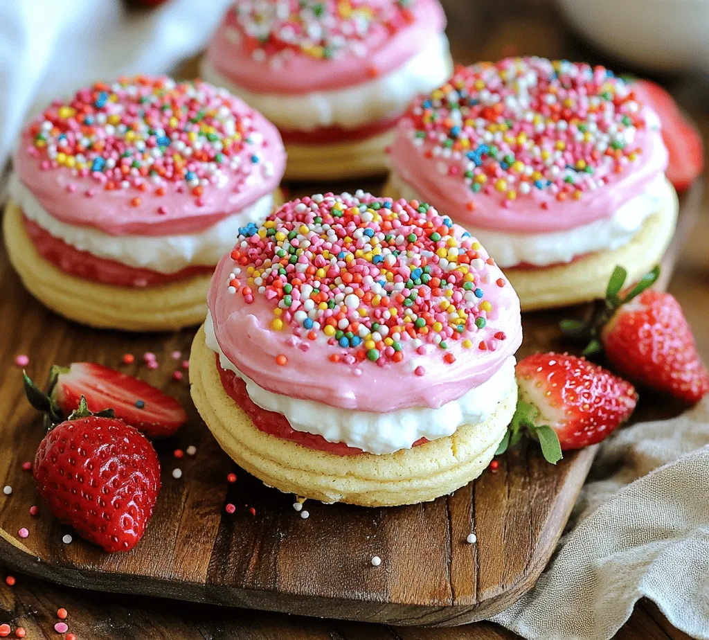 Cookies are a beloved dessert option enjoyed by people of all ages, making them a staple at gatherings, celebrations, and quiet evenings at home. Their versatility allows for endless flavor combinations, pleasing even the pickiest eaters. Among the myriad cookie varieties, Sweet Strawberry Dream Sandwich Cookies stand out not just for their vibrant color but also for their delightful flavor profile. This unique treat combines the sweetness of strawberries with a soft, cake-like texture, making them a perfect addition to any dessert table.