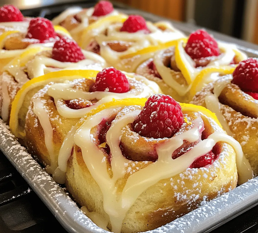 Cinnamon rolls are a beloved treat that evokes feelings of warmth and nostalgia. Their soft, pillowy texture and aromatic spices create a comforting indulgence that can brighten any morning. These delightful pastries, often associated with cozy brunches and family gatherings, have a universal appeal that transcends cultures. However, what if we could take this classic recipe and give it a modern twist? Enter the raspberry cinnamon rolls with lemon glaze—a delightful fusion that combines the rich, cinnamon-laden goodness of traditional rolls with the tart and refreshing burst of fresh raspberries, topped off with a zesty lemon glaze that adds a perfect finishing touch.