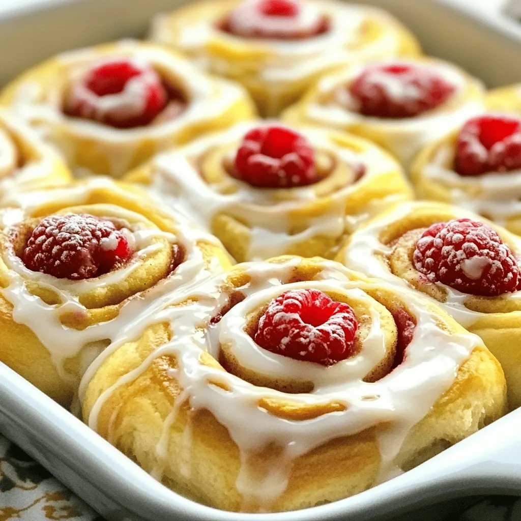 Cinnamon rolls are a beloved treat that evokes feelings of warmth and nostalgia. Their soft, pillowy texture and aromatic spices create a comforting indulgence that can brighten any morning. These delightful pastries, often associated with cozy brunches and family gatherings, have a universal appeal that transcends cultures. However, what if we could take this classic recipe and give it a modern twist? Enter the raspberry cinnamon rolls with lemon glaze—a delightful fusion that combines the rich, cinnamon-laden goodness of traditional rolls with the tart and refreshing burst of fresh raspberries, topped off with a zesty lemon glaze that adds a perfect finishing touch.