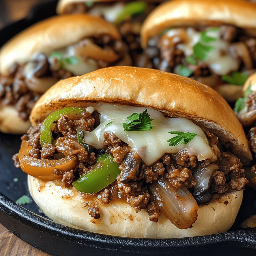 Imagine the satisfying taste of a classic Philly cheesesteak combined with the messy, comforting charm of a sloppy joe. Welcome to the world of Philly Cheesesteak Sloppy Joes—a delightful fusion of two beloved American comfort foods that brings together the rich, savory flavors of beef, melted cheese, and fresh vegetables, all served on a soft hoagie roll. This recipe is not only a taste sensation but also an incredibly easy dish to prepare, making it an ideal weeknight dinner option for families and busy individuals alike.