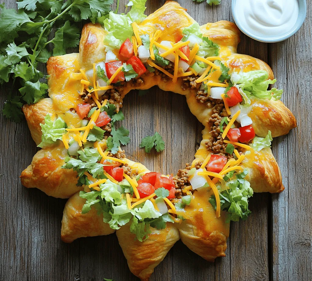 Tacos are a beloved staple in many households, offering a delightful blend of flavors and textures that can satisfy even the pickiest of eaters. But if you're looking to switch things up from the traditional taco night, the Turkey Taco Ring is a fantastic option. This creative dish takes the classic taco ingredients and combines them into a visually stunning and incredibly satisfying ring. Not only does it make for a fun presentation, but it's also a family-friendly recipe that's easy to prepare, making it perfect for busy weeknight dinners, lively parties, or exciting game day gatherings.