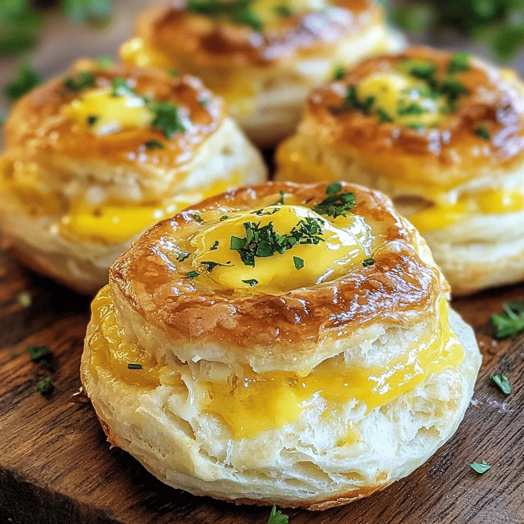 Indulge in the Flavors of the Sea: Crab Stuffed Cheddar Bay Biscuits with Lemon Butter