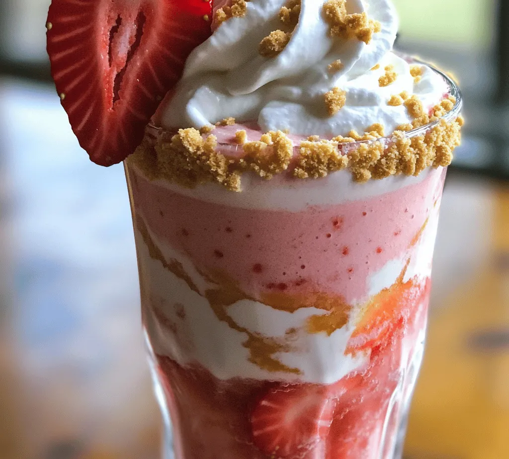 If you're looking for a deliciously indulgent treat that encapsulates the essence of summer and the comforting feel of a classic dessert, the strawberry cheesecake milkshake is the perfect choice. This delightful beverage combines the creamy richness of cheesecake with the refreshing sweetness of strawberries, resulting in a drink that is both satisfying and invigorating. In just five minutes, you can whip up this quick and easy dessert or snack that is sure to please anyone who takes a sip.