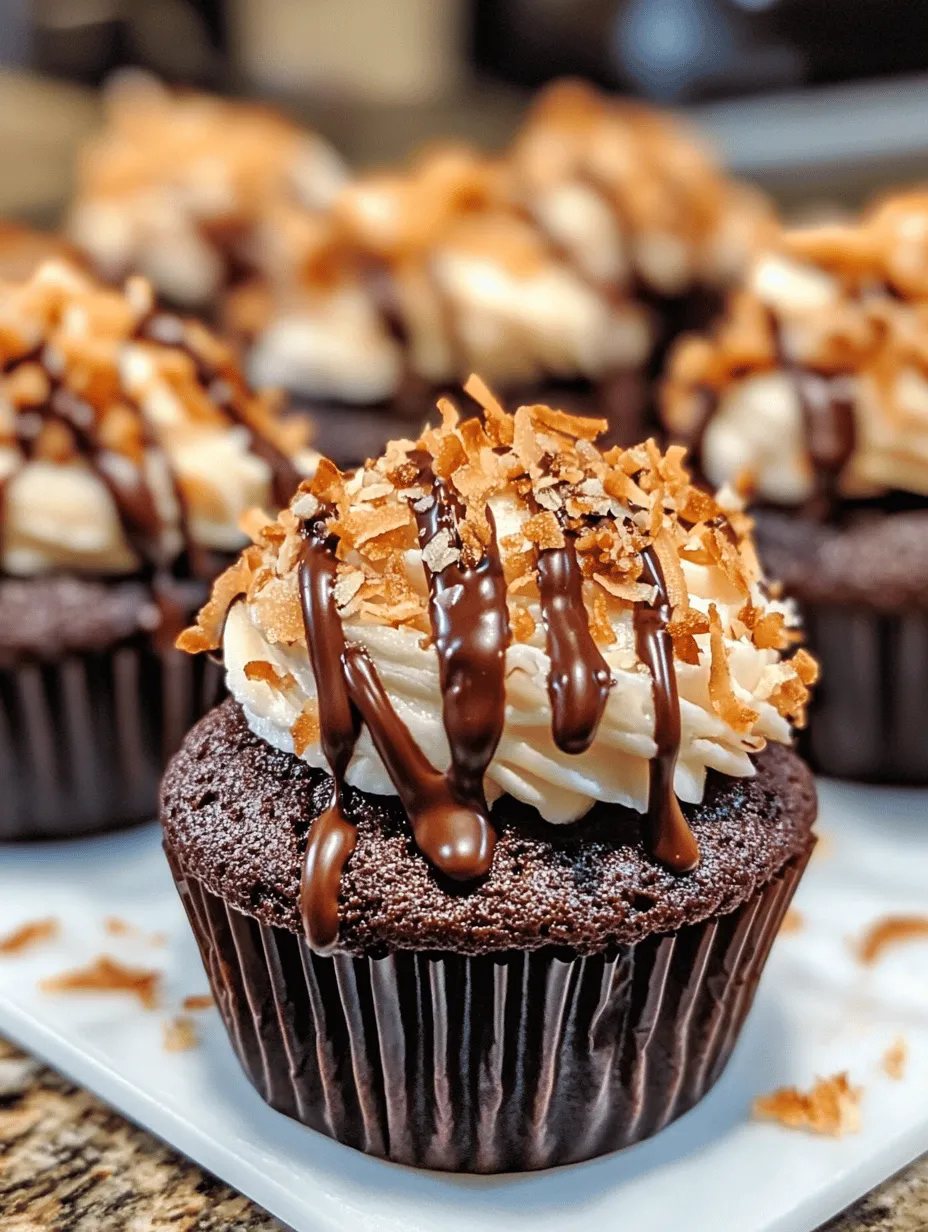 German Chocolate Cupcakes are a delightful blend of rich chocolate cake, luscious coconut-pecan frosting, and a hint of nostalgia. Originating from the United States, these delectable treats are named not after the country of Germany, but after an American named Samuel German, who developed a dark-baking chocolate for a British chocolate company in 1852. This chocolate, known as “Baker's German's Sweet Chocolate,” became the star ingredient that would later elevate a simple dessert into a household favorite.