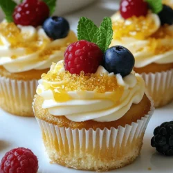 If you’re on the lookout for a dessert that embodies both elegance and indulgence, look no further than Crème Brûlée Cheesecake Cupcakes. This delightful confection marries the rich, creamy texture of cheesecake with the classic flavors of crème brûlée, all presented in a perfectly portioned cupcake form. Imagine biting into a velvety cheesecake filling topped with a crisp, caramelized sugar crust, all resting on a buttery graham cracker base. It’s a dessert that tantalizes the taste buds and delights the senses, making it an impressive treat for any occasion.