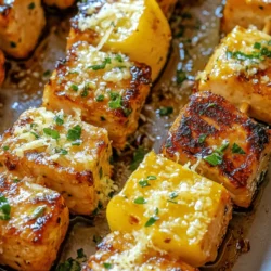 Garlic Parmesan Chicken Skewers: A Flavorful Grilling Delight