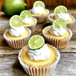 Mini cheesecakes are becoming increasingly popular in the world of desserts, and it’s easy to see why. Their petite size makes them an enticing option for gatherings, celebrations, or even a personal indulgence after a long day. One of the standout variations of these delightful treats is the zesty mini key lime cheesecake. This dessert captures the essence of summer with its vibrant, refreshing flavors that perfectly balance sweetness and tartness.