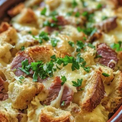 If you're a fan of the classic Reuben sandwich, then you're in for a delightful treat with the Reuben Casserole Bake—a comforting twist on the traditional favorite. This dish combines all the beloved flavors of the Reuben sandwich, including corned beef, sauerkraut, Swiss cheese, and a creamy dressing, into a hearty casserole that is perfect for family dinners, potlucks, or even a cozy night in. The beauty of the Reuben Casserole lies in its simplicity; it's an easy-to-prepare dish that requires minimal effort while delivering maximum flavor.