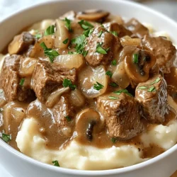 If you're on the hunt for a comforting meal that brings together rich flavors and tender textures, look no further than Savory Beef Tips & Gravy Delight. This dish is a classic favorite, renowned for its hearty appeal and versatility in home cooking. Whether served over a bed of fluffy mashed potatoes or paired with crusty bread for dipping, beef tips in gravy offer a delightful experience that warms the heart and satisfies the palate.