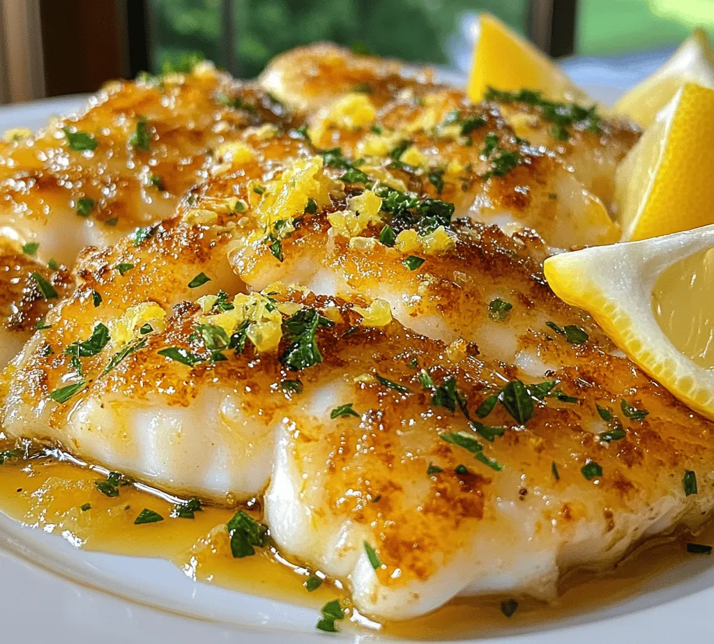 If you’re in search of a quick and delicious seafood recipe that’s both satisfying and easy to prepare, look no further than Garlic Butter Cod Delight. This delightful dish combines tender cod fillets with a rich, buttery sauce infused with aromatic garlic, creating a symphony of flavors that will impress your family and friends alike. Not only is this recipe quick to whip up, making it perfect for weeknight dinners, but it also showcases how fresh ingredients can elevate a simple meal to something extraordinary.