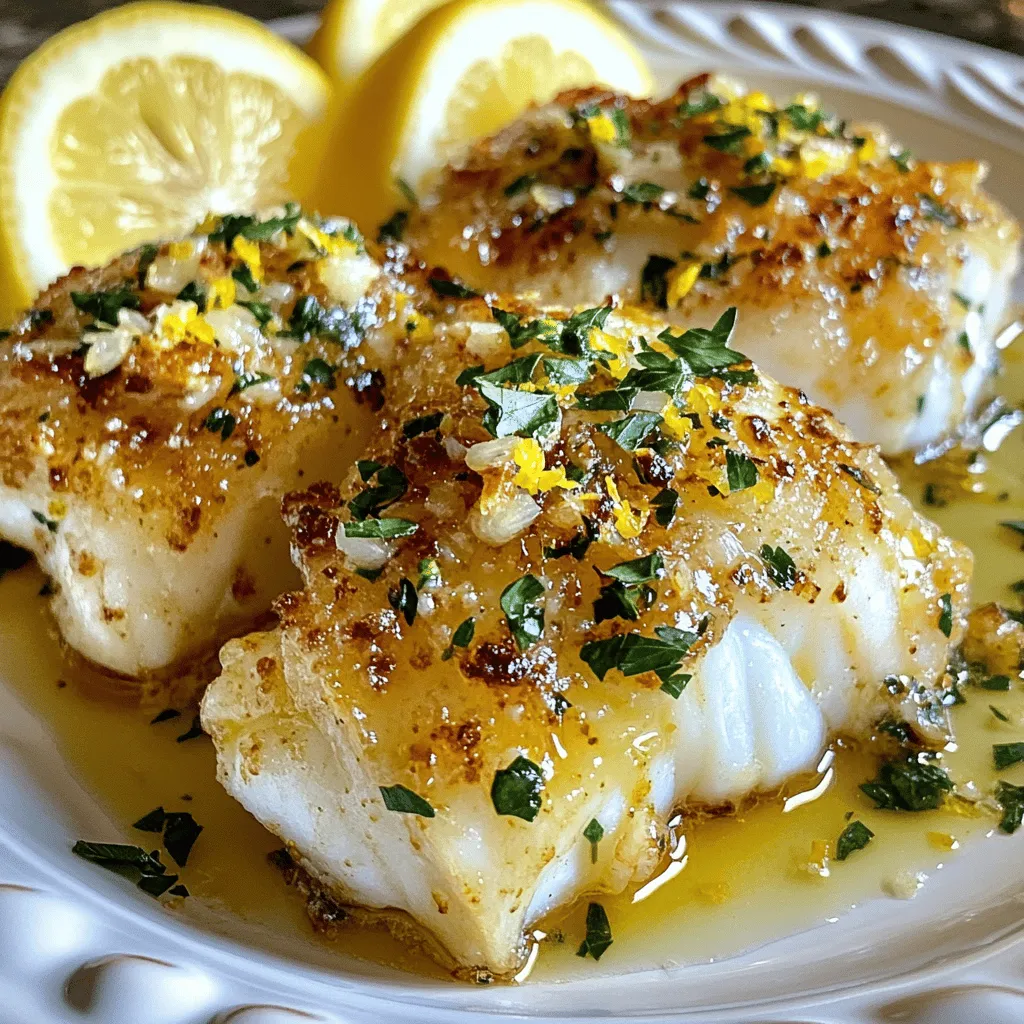 If you’re in search of a quick and delicious seafood recipe that’s both satisfying and easy to prepare, look no further than Garlic Butter Cod Delight. This delightful dish combines tender cod fillets with a rich, buttery sauce infused with aromatic garlic, creating a symphony of flavors that will impress your family and friends alike. Not only is this recipe quick to whip up, making it perfect for weeknight dinners, but it also showcases how fresh ingredients can elevate a simple meal to something extraordinary.