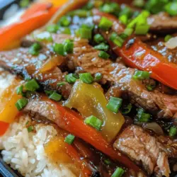 Sizzling Chinese Pepper Steak with Onions: A Flavorful Journey into Asian Cuisine