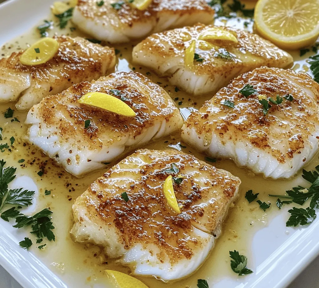 Lemon Butter Sautéed Cod is not just a dish; it's a culinary experience that combines the delicate flavors of fresh fish with the rich, comforting taste of butter and the zesty brightness of lemon. This dish has gained popularity not only for its incredible taste but also for its health benefits, making it a perfect choice for those looking to enjoy a delicious meal without compromising on nutrition. When prepared correctly, Lemon Butter Sautéed Cod offers a satisfying meal that is both light and fulfilling, making it an excellent option for a weeknight dinner or a special occasion.