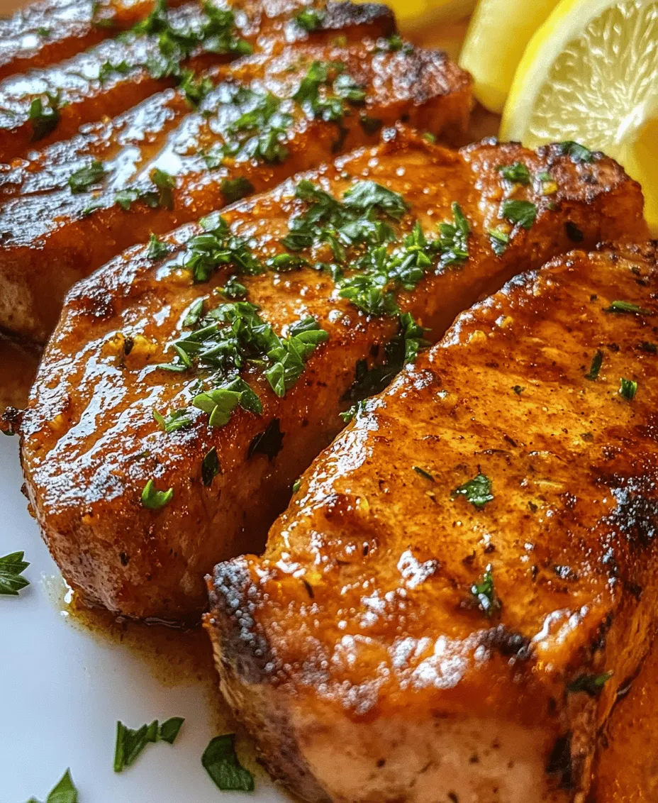 When it comes to choosing the right pork chops for this recipe, bone-in chops are the way to go. The bone not only adds flavor but also helps the meat retain moisture during cooking, resulting in a juicier final product. Bone-in pork chops often have a richer taste compared to their boneless counterparts, making them an ideal choice for this garlic butter preparation.