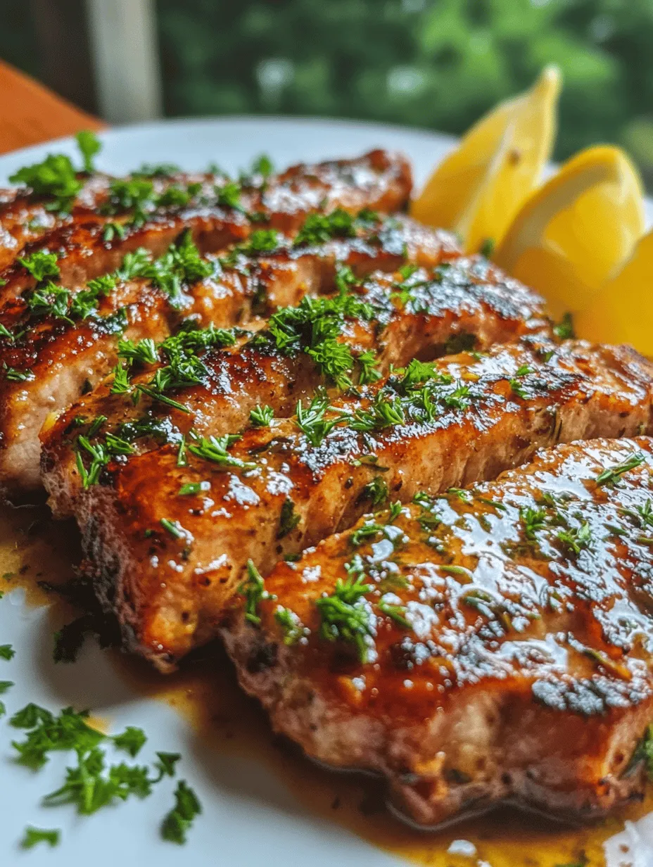 When it comes to choosing the right pork chops for this recipe, bone-in chops are the way to go. The bone not only adds flavor but also helps the meat retain moisture during cooking, resulting in a juicier final product. Bone-in pork chops often have a richer taste compared to their boneless counterparts, making them an ideal choice for this garlic butter preparation.