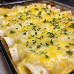 Cheesy White Chicken Enchiladas Recipe