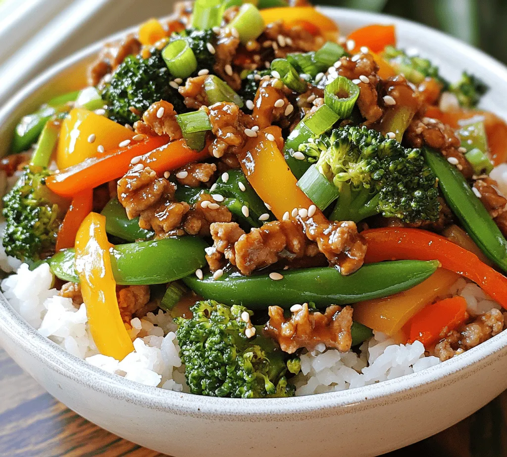 In today’s fast-paced world, finding a meal that is not only quick to prepare but also delicious and nutritious can be a challenge. Enter the Ground Turkey Teriyaki Stir Fry—a dish that ticks all the boxes. This vibrant stir-fry combines lean ground turkey with a medley of colorful vegetables, all tossed in a savory teriyaki sauce that will tantalize your taste buds. Whether you are a busy parent looking to whip up a healthy dinner in under 30 minutes or someone seeking a wholesome meal that doesn’t compromise on flavor, this stir-fry recipe is designed for you.