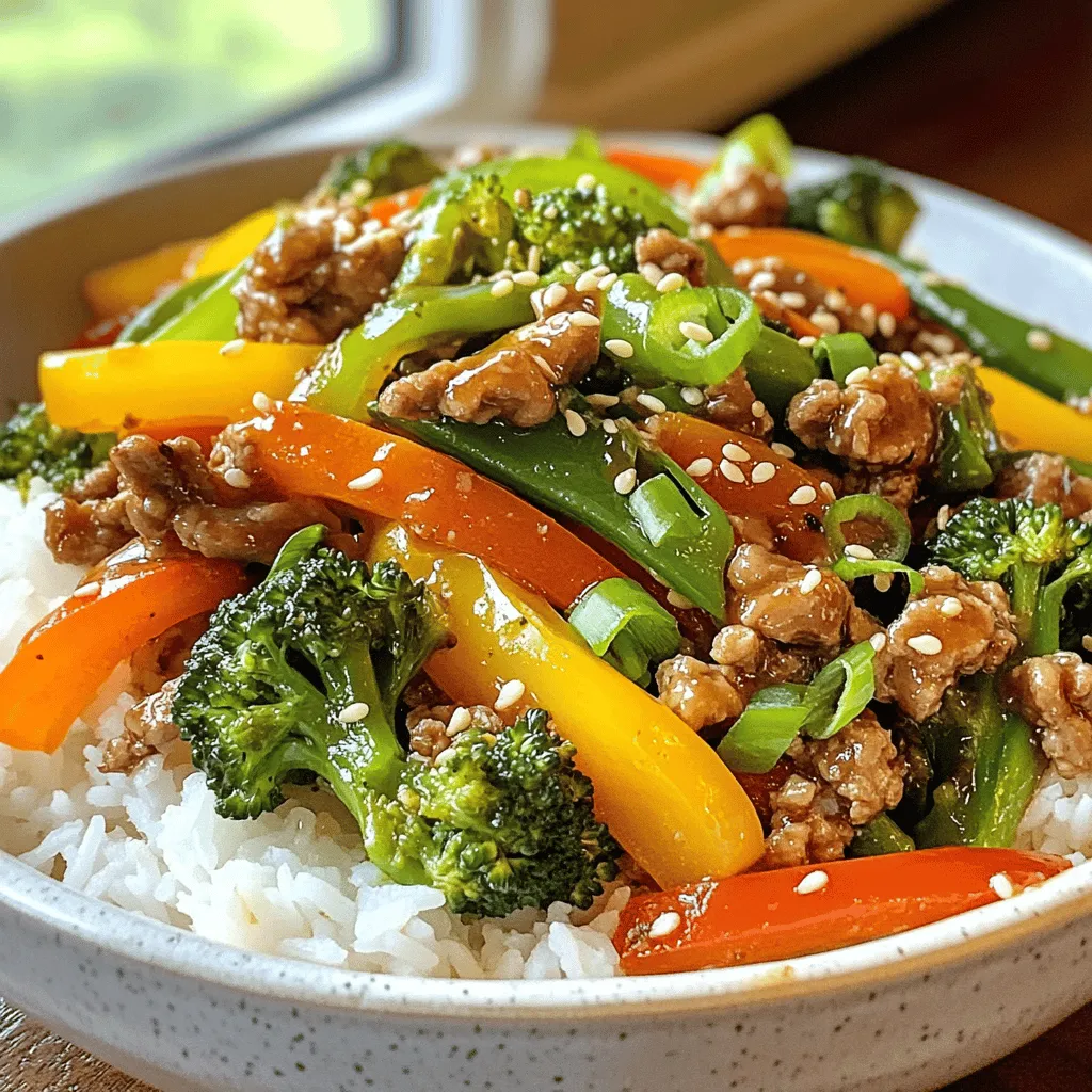 In today’s fast-paced world, finding a meal that is not only quick to prepare but also delicious and nutritious can be a challenge. Enter the Ground Turkey Teriyaki Stir Fry—a dish that ticks all the boxes. This vibrant stir-fry combines lean ground turkey with a medley of colorful vegetables, all tossed in a savory teriyaki sauce that will tantalize your taste buds. Whether you are a busy parent looking to whip up a healthy dinner in under 30 minutes or someone seeking a wholesome meal that doesn’t compromise on flavor, this stir-fry recipe is designed for you.