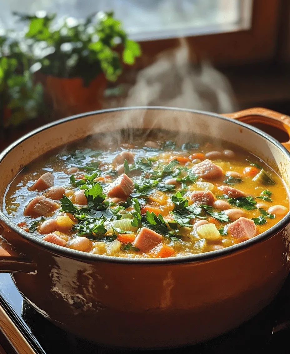 To create the perfect Hearty Ham & Bean Soup, it's essential to understand the ingredients that contribute to its rich flavor and nutritional profile. Each component plays a vital role, transforming simple elements into a delightful dish that warms both body and soul.