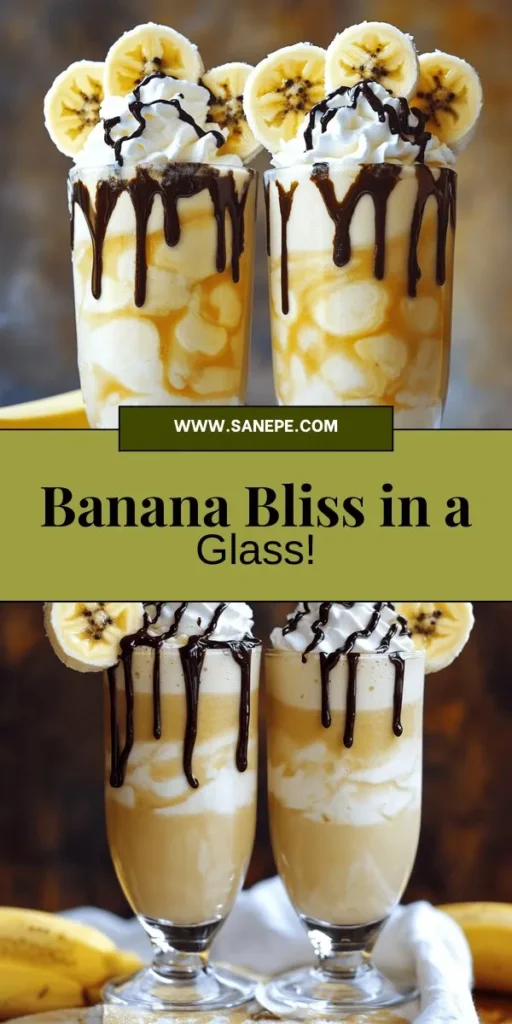 Quench your cravings with the Banana Bliss Milkshake, a creamy and delicious treat that's perfect for any time of day! Made with ripe bananas for natural sweetness, this simple recipe takes just minutes to prepare, making it an ideal breakfast, snack, or dessert. Customize it with dairy or non-dairy options, sweeteners, and fun toppings. Click through to discover step-by-step instructions and variations for this nutritious indulgence that everyone will love!