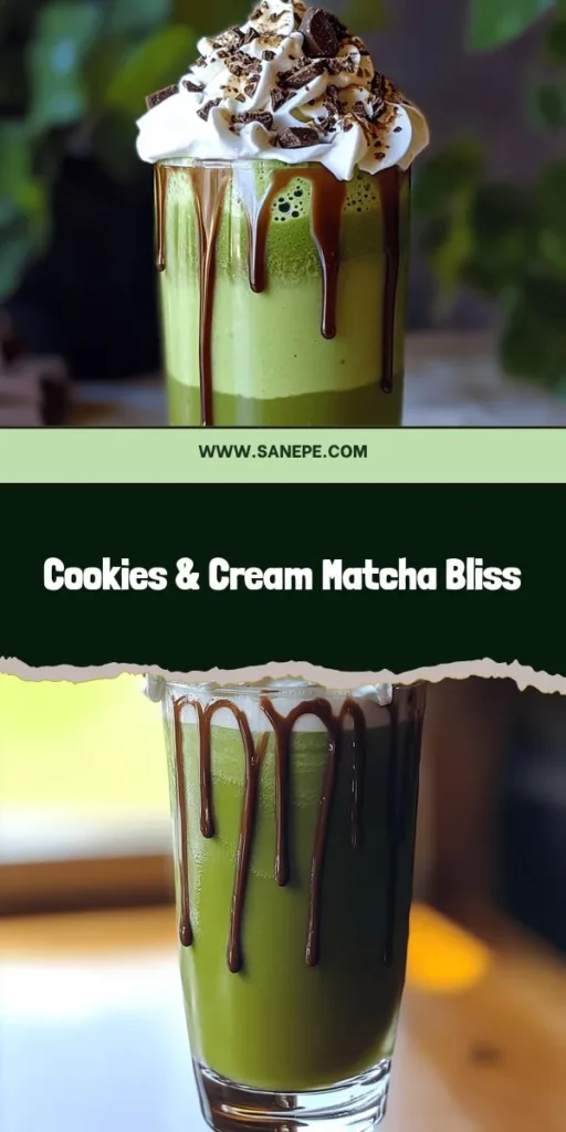 Indulge in the ultimate treat with our Cookies & Cream Matcha Frappe! This easy-to-make beverage combines the rich taste of chocolate cookies with the vibrant flavor of matcha, creating a refreshing delight perfect for any occasion. With its creamy texture and customizable sweetness, it's a sip of heaven. Ready to impress your taste buds? Click through to discover the full recipe and make this delicious fusion at home!