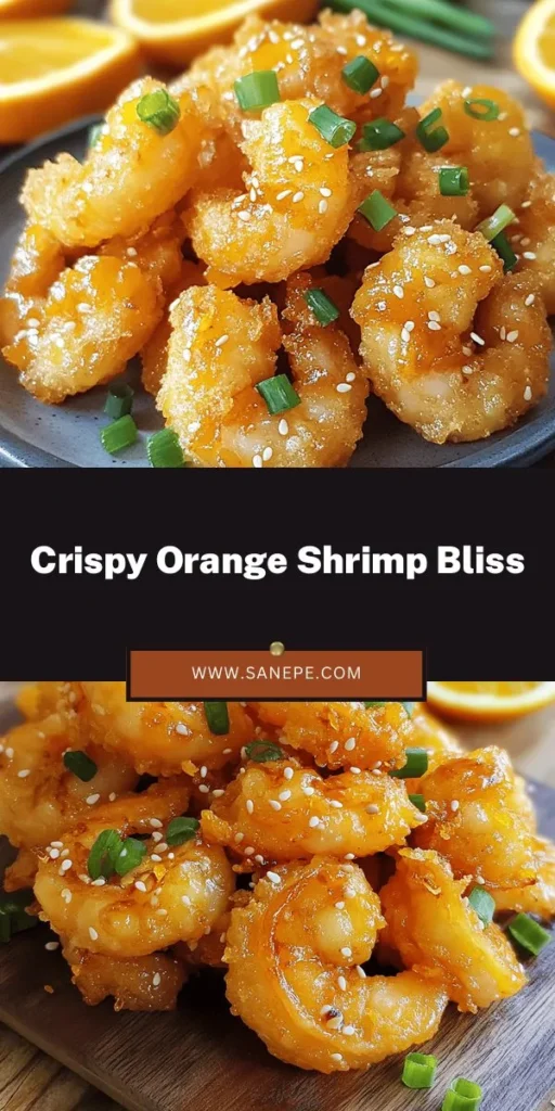 Indulge in the deliciousness of Crispy Orange Shrimp, a dish that perfectly combines crunchy shrimp and zesty orange sauce. This recipe is easy to follow and makes for an impressive appetizer or main course. With a light batter and a vibrant sauce, every bite is a burst of flavor. Ready to amaze your taste buds? Click through to explore the recipe and enjoy a culinary adventure in your kitchen!