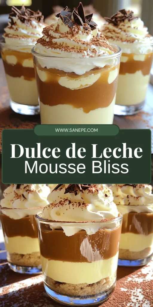 Indulge in the luxurious delight of dulce de leche mousse, a heavenly dessert that balances creamy richness with airy texture. This guide walks you through the simple steps to create this delectable treat, offering tips on making homemade dulce de leche and achieving the perfect mousse consistency. Impress your guests or treat yourself to a delightful experience that’s both easy and rewarding. Click through to explore the full recipe and elevate your dessert game!