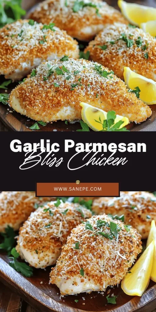 Elevate your weeknight dinners with this Easy Garlic Parmesan Crusted Chicken recipe that's as simple as it is delicious. Enjoy the perfect combination of juicy chicken, a crunchy garlic Parmesan crust, and a burst of flavor in every bite. Quick to prepare and packed with healthy ingredients, this dish is sure to please the whole family. Click through to explore the full recipe and bring this mouthwatering meal to your table tonight!