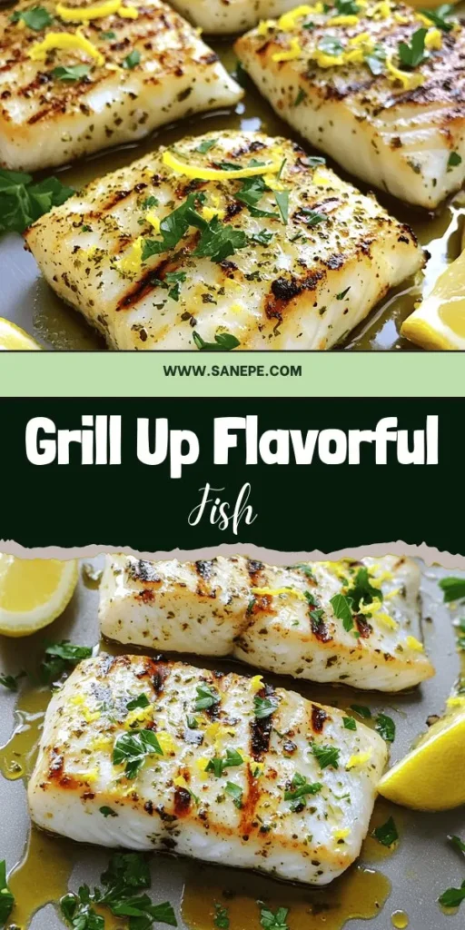 Discover the essence of Mediterranean flavors with our delightful Lemon Herb Grilled Sea Bass recipe! This healthy grilled fish dish perfectly combines fresh lemon and aromatic herbs, creating a mouthwatering meal that's easy to prepare. Not only will you enjoy the delicious taste, but you'll also reap the health benefits of grilling fish. Dive into our blog for this recipe and explore more Mediterranean-inspired grilled fish options. Click to elevate your cooking game!