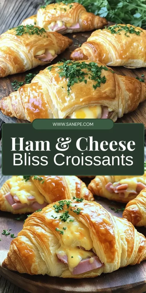 Indulge in the ultimate comfort food with Cheesy Delight Baked Ham & Cheese Croissants! This easy recipe combines flaky croissants, savory ham, and gooey Swiss cheese for an irresistible treat perfect for brunch, lunch, or a cozy dinner. With simple ingredients and straightforward steps, you'll impress family and friends in no time. Click through now to discover how to make these delightful croissants and elevate your dining experience!