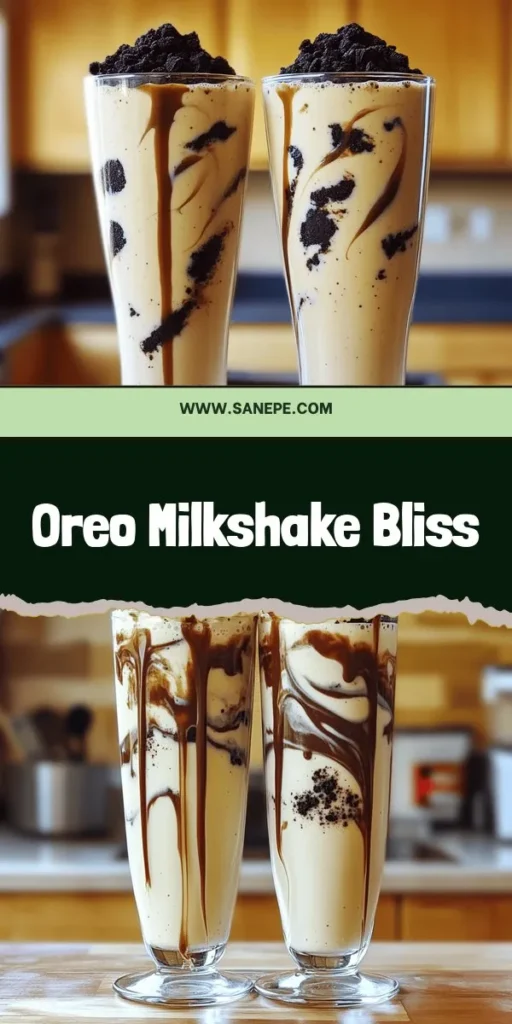 Savor the ultimate indulgence with our Creamy Oreo Delight Milkshake recipe! This deliciously rich blend of Oreo cookies, vanilla ice cream, and milk creates a nostalgic treat that everyone will love. Perfect for casual gatherings or a quick sweet fix, this shake is easy to make and endlessly customizable. Discover all the tips and variations you need to make it your own. Click to explore the full recipe and bring this delightful drink to life!