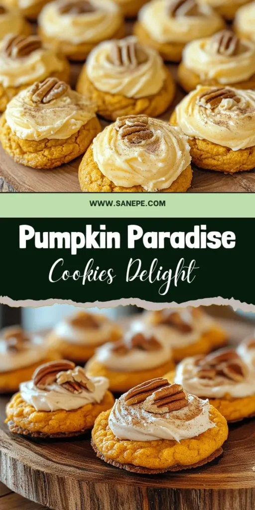 Discover the magic of fall baking with our Pumpkin Paradise Cookies recipe! These soft, chewy cookies combine rich pumpkin puree and warm spices for a delightful autumn treat. Perfect for gatherings or cozy nights in, they're a sweet addition to your seasonal baking. Join us in creating these irresistible cookies topped with a creamy brown butter frosting. Click through for the full recipe and elevate your fall baking game today!