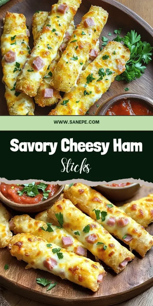 Discover the irresistible Cheesy Ham Delight Sticks, the perfect savory snack for any occasion! Combining rich cheese and savory ham in a crispy coating, these treats are easy to make and sure to impress your guests. Whether you're hosting a party or just craving a delicious bite, this recipe provides step-by-step instructions for tasty results. Click through to explore how to create these delightful snacks that everyone will love!