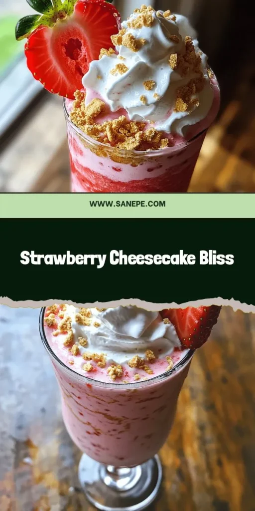 Dive into a refreshing summer treat with our strawberry cheesecake milkshake recipe! This creamy delight blends fresh strawberries, rich cream cheese, and vanilla ice cream, delivering a satisfying drink that captures the essence of your favorite dessert. Perfect for any occasion, this quick recipe can be made in just five minutes. Click through to explore the full recipe, tips, and garnishing ideas to make your milkshake a showstopper!