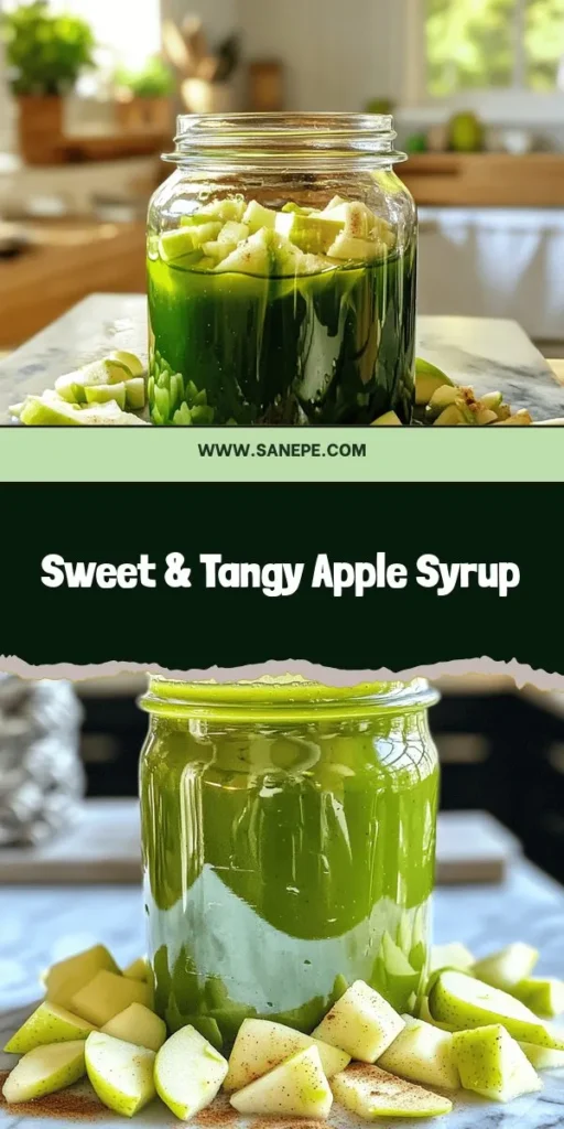 Elevate your culinary creations with homemade green apple syrup, a sweet and tangy delight that's easy to make! Perfect for drizzling over pancakes, mixing into cocktails, or glazing meats, this versatile syrup brings a refreshing twist to any dish. Discover how simple ingredients combine to create a burst of flavor that outshines store-bought options. Click through to explore the step-by-step recipe and impress your taste buds today!