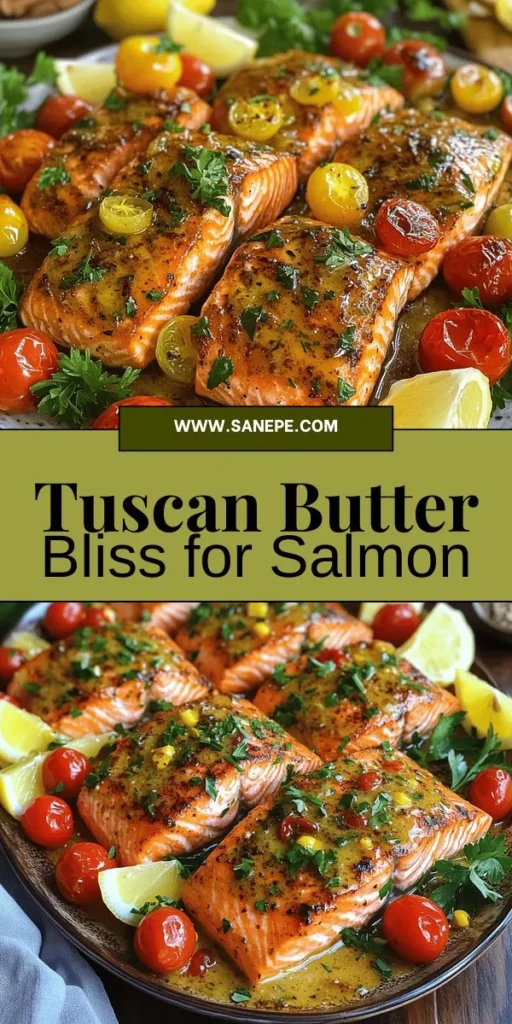 Elevate your dinner with a delightful Tuscan butter topping for salmon that transforms any meal into a gourmet experience. This rich blend of butter, garlic, fresh herbs, and vibrant tomatoes perfectly complements the nutritional powerhouse of salmon, packed with omega-3s and protein. Simple to make and bursting with flavor, this recipe is perfect for any night. Click through to discover how to create this mouthwatering dish and enjoy a taste of Italy at home!