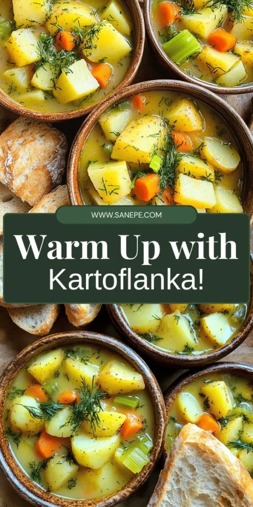 Experience the heartwarming taste of Poland with Hearty Kartoflanka, a delicious potato soup that embodies comfort and family tradition. This simple yet flavorful recipe showcases creamy Yukon Gold potatoes, fresh vegetables, and aromatic herbs, making it perfect for chilly nights. Dive into this nurturing dish and discover step-by-step instructions to create your own. Click through to explore the full recipe and savor every spoonful of this delightful comfort food!