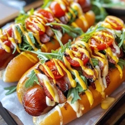 Gourmet BLT Hot Dogs: A Delicious Fusion of Flavors