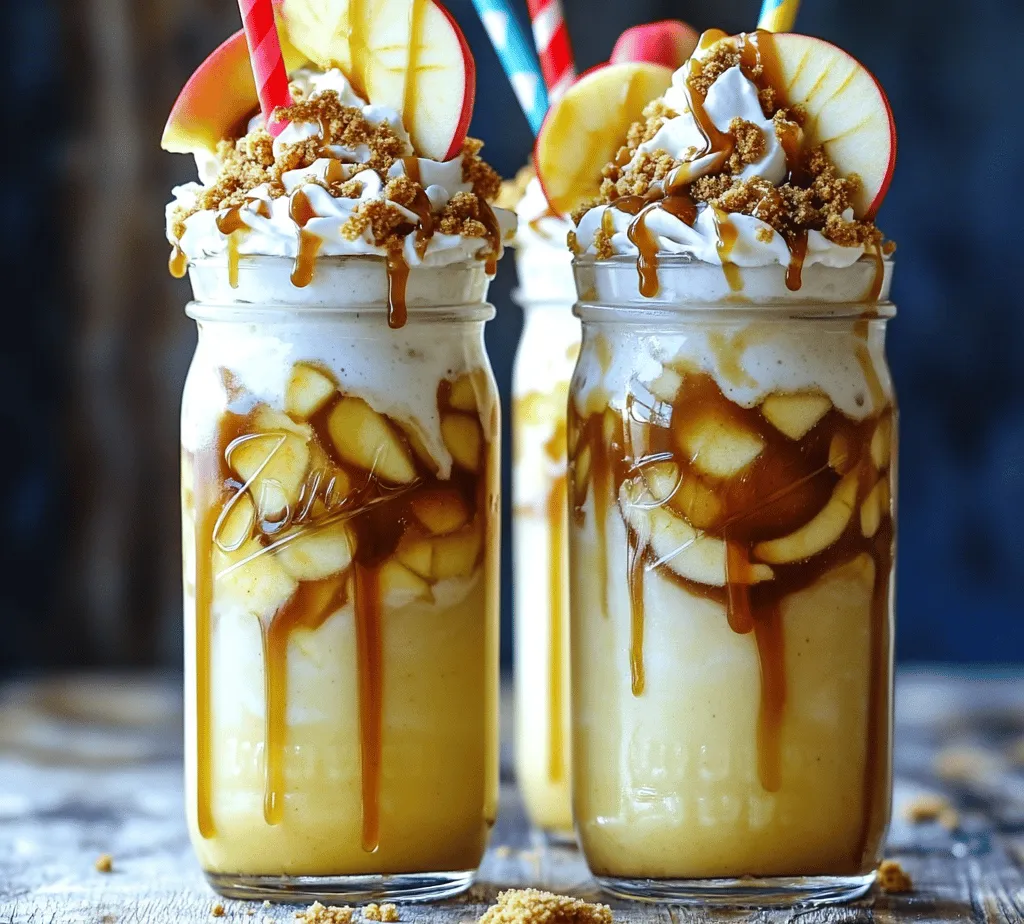 The Caramel Apple Pie Milkshake is more than just a drink; it’s an experience that transports you back to simpler times, making it an ideal dessert for family gatherings, seasonal celebrations, or even as a sweet treat to enjoy on a casual evening at home. Imagine sipping on a rich, creamy shake that captures the essence of a freshly baked apple pie, complete with the luscious sweetness of caramel drizzled on top. It's a dessert that appeals to both young and old, invoking feelings of warmth and comfort in every sip.