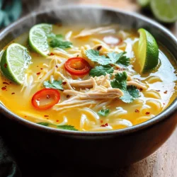 Thai Chicken Noodle Soup: A Flavorful Journey into Thai Cuisine