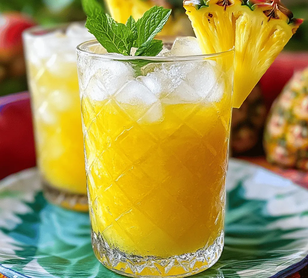 To truly appreciate the Tropical Paradise Pineapple Cocktail, one must understand its core ingredients. Each ingredient plays a crucial role in creating a harmonious balance of flavors that define this refreshing drink.