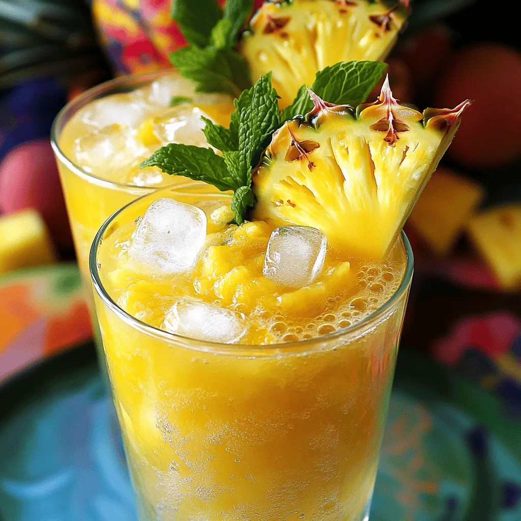 To truly appreciate the Tropical Paradise Pineapple Cocktail, one must understand its core ingredients. Each ingredient plays a crucial role in creating a harmonious balance of flavors that define this refreshing drink.